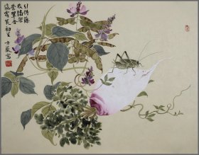 方严，花卉作品（生于浙江安吉）