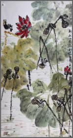 梁时民，花鸟画（生于四川梓州）