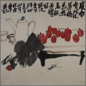 卢山宇，花卉画