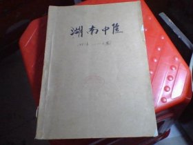 湖南中医杂志 1987年1-6期【大量医案 验方 单方】