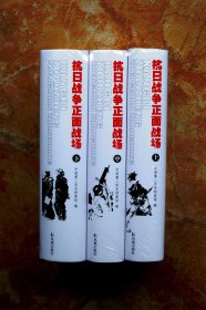 抗日战争正面战场（精装共3册，全三册）（江浙沪包邮）（特价） （31折）