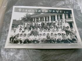 老照片（黑白）毕业留念系列：富二中初八0级七班毕业留影（6.24）。