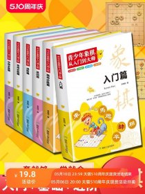 青少年象棋从入门到大师全6册 象棋书籍大全棋谱 儿童象棋入门书籍初学者基础教程 中国象棋入门与提高全盘布局战略 象棋教学用书