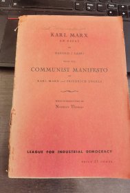 （国内现货）1933年英文《共产党宣言》，拉斯基1933年平装第一版。稀有且罕见