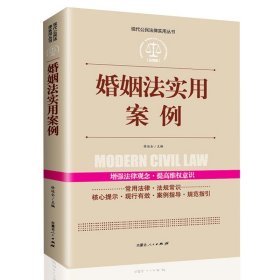 婚姻法实用案例正版 现代公民法律实用丛书增强法律观念提高维权意识 婚姻法结婚离婚子女财务纠纷司法解释条文婚姻家庭法律书籍