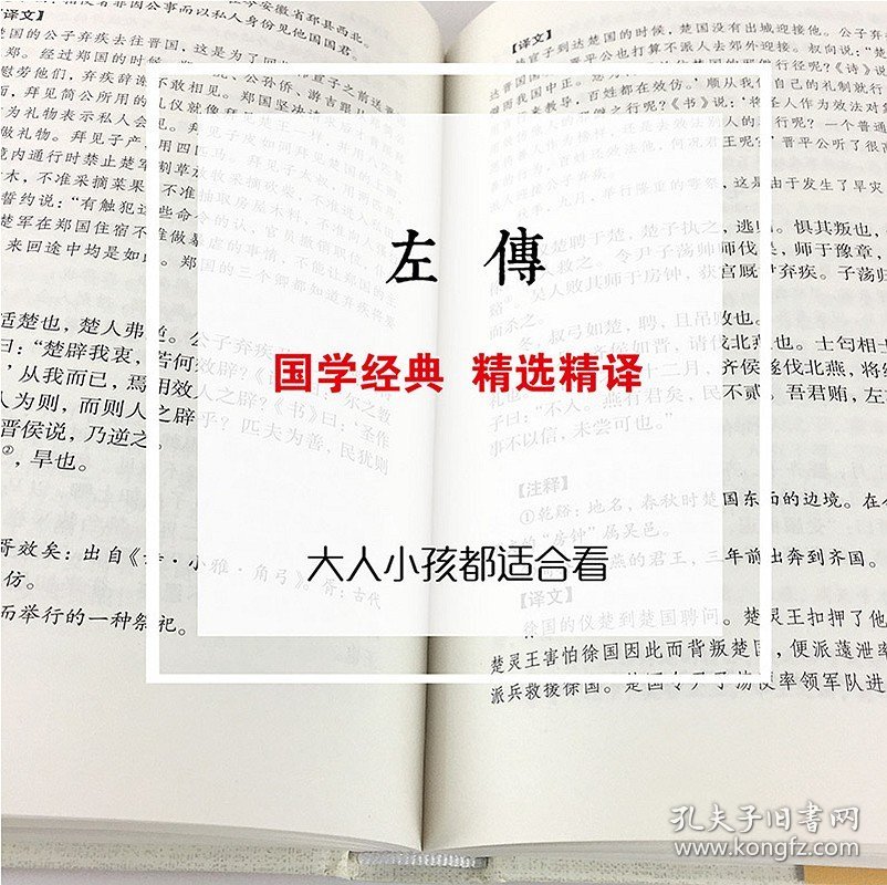 精装全译. 左传 精装文白对照古典文学中国传统文化战国策 孙子兵法三十六计军事技术书籍CD