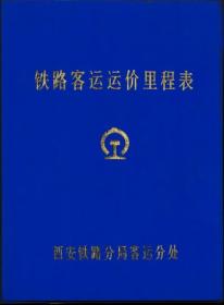 铁路客运运价里程表