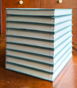 词学图录（16开 精装 共九册）全书实体重近15公斤