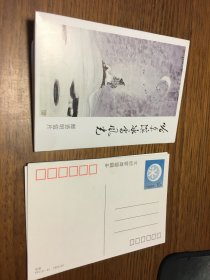邮资明信片   TP1 哈尔滨冰雪风光 特种邮资明信片 带封套 一套六枚 中华人民共和国邮电部 发行