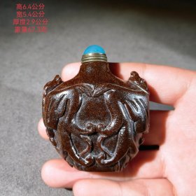 旧藏 杂项鼻烟壶 1884 把件