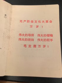 塑料红卫兵日记本（内有毛林合影2幅等经典照片，1967年印刷，内页未使用）