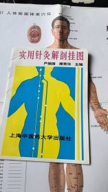 实用针灸解剖挂图彩色12幅四开挂图附有(中文版说明书）