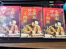 《毛泽东评点二十四史 人物精选:文白对照详解版》（上中下） 软精装，85品