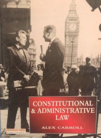 英文原版 英国宪法与行政法 Constitutional and Adiminstrative Law