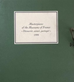 盒装英文原版 Masterpieces of the Museums of France Decouvir, aimer, partager 1999