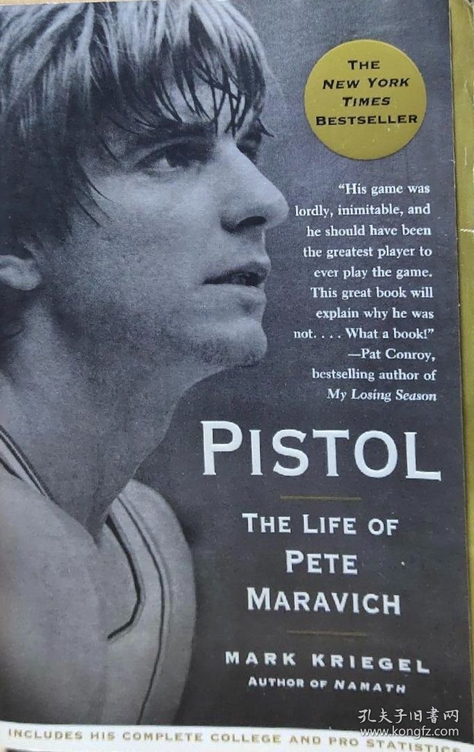 英文原版 Mark Kriegel Pistol the Life of Pete Maravich by Mark Kriegel
