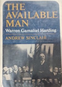 英文原版精装本 美国总统沃伦·哈丁传 the Available Man: Warren Gamaliel Harding