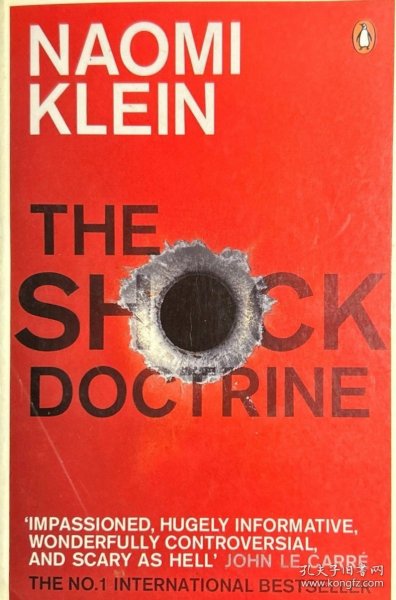 英文原版 The Shock Doctrine：The Rise of Disaster Capitalism