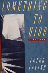 英文原版 Something to Hide: a mystery by Peter Levine刀口有斑店，内页完好