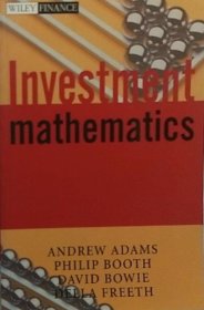 英文原版Wiley金融丛书 投资数学 Investment Mathematics