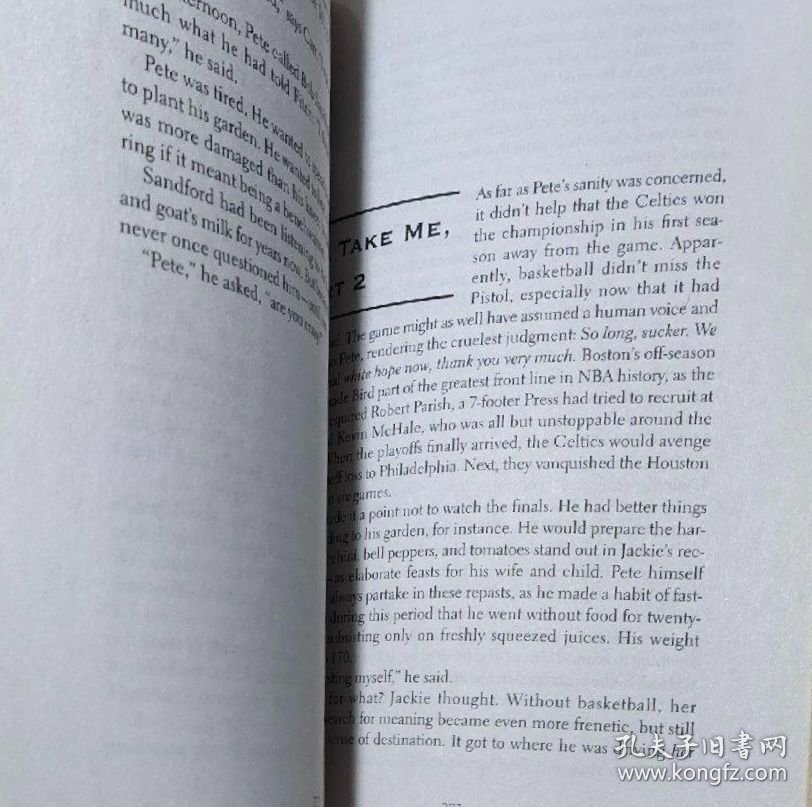 英文原版 Mark Kriegel Pistol the Life of Pete Maravich by Mark Kriegel