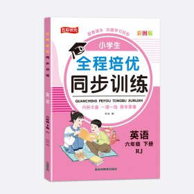 六年级下册人教版英语 小学全程培优同步训练一二三四五六年级下册语文数学英语练习册书