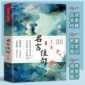 正版 名言佳句 优美句子素材积累名家经典成功励志哲学课外书