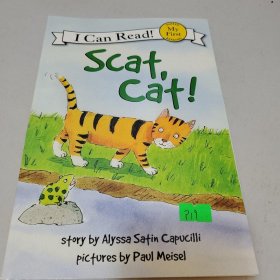 Scat, Cat! (My First I Can Read)  猫咪，走开  