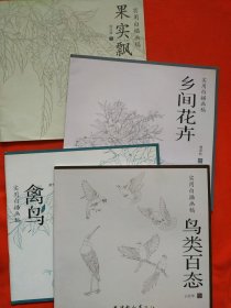 乡间花卉/实用白描画稿