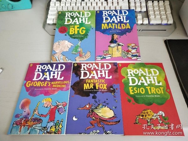 外文 少儿读物 Roald DAHL 5本合售