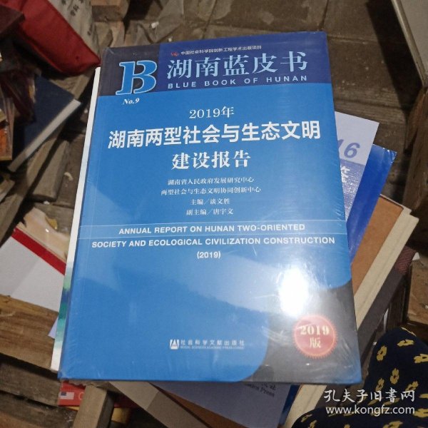 湖南蓝皮书：2019年湖南两型社会与生态文明建设报告