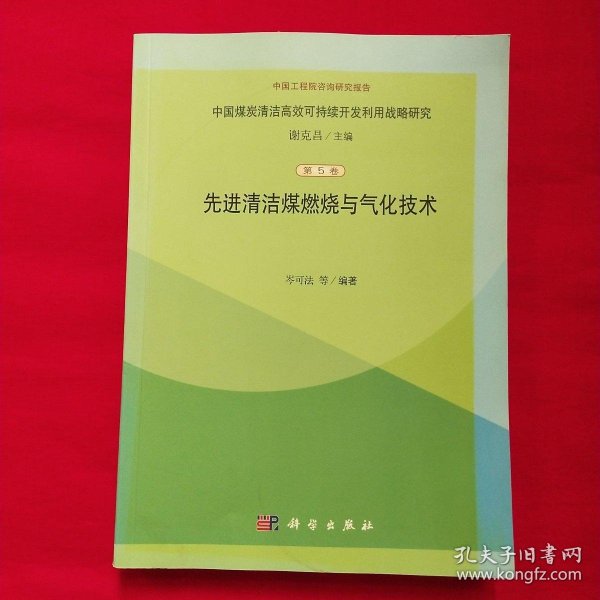 中国煤炭清洁高效可持续开发利用战略研究（第5篇）：先进清洁煤燃烧与气化技术