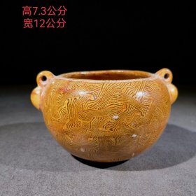 旧藏胶胎瓷器摆件 4.30