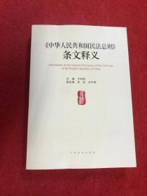 《中华人民共和国民法总则》条文释义