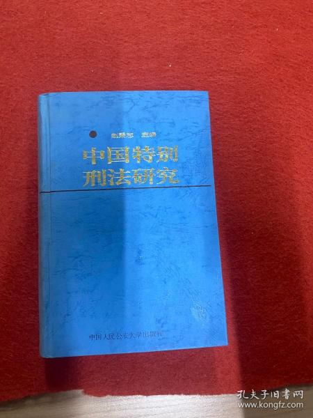 中国特别刑法研究