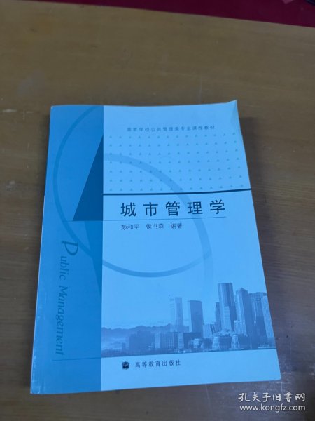 高等学校公共管理类专业课程教材：城市管理学