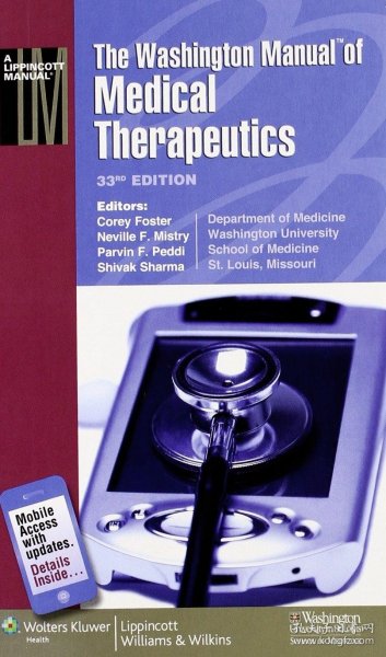 The Washington Manual of Medical Therapeutics, 33rd Edition