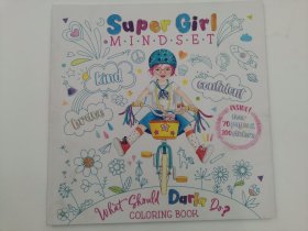 Super Girl Mindset Coloring Book: What Should Darla Do?