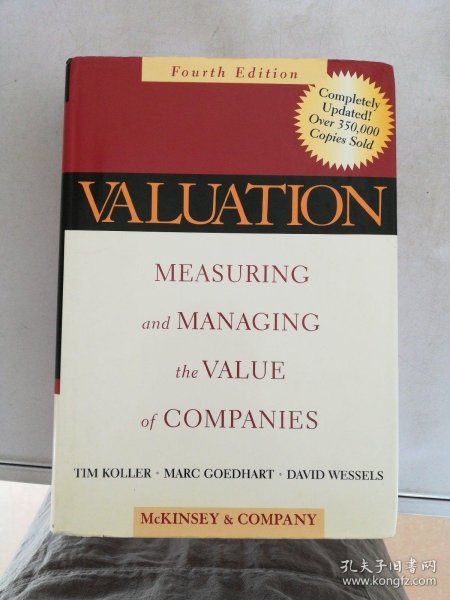 Valuation：Measuring and Managing the Value of Companies, Fourth Edition