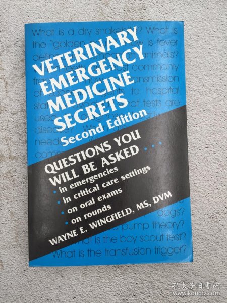 Veterinary Emergency Medicine Secrets