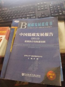 低碳发展蓝皮书·中国低碳发展报告：政策执行与制度创新（2013版）