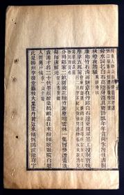 清光绪刻本《松陵画友诗》散页一张，方字精刊，粗版框，墨色浓郁、初刻初印，为清末刻书精品，可装镜框装饰书房，增添文化品位；可赠送亲朋，还可以做成版刻留真谱！