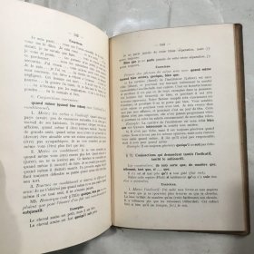 COURS PRATIQUE DE LANGUE FRANCAISE 外文古旧书 民国老外文书 精装