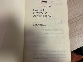 Handbook of Electronic Circuit Designs 电子电路设计手册