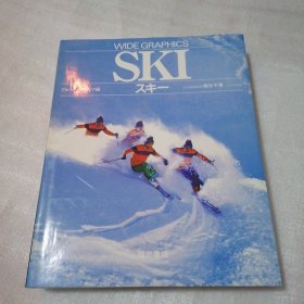 WIDE GRAPHICS SKI 大型日文原版画册 滑雪