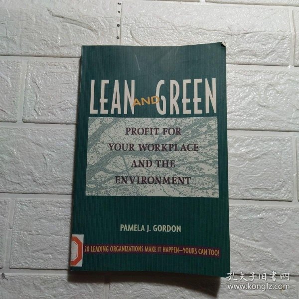 Lean and Green  Profit for Your Workplace and the Environment