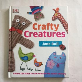 Crafty Creatures Jane Bull 著 简笔画简·布尔. 英文原版 精装 库存书