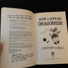 HowToTrainYourDragon:HowToSpeakDragonese驯龙高手系列