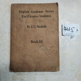 English Grammar Series for chinese students by J.C.Nesfield BOOK3