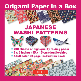 Origami Paper in a Box - Japanese Washi Patterns